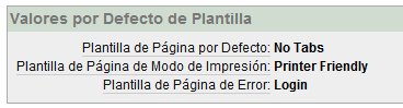 Valores por Defecto de Plantilla