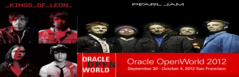 Pearl Jam en Oracle OpenWorld 2012