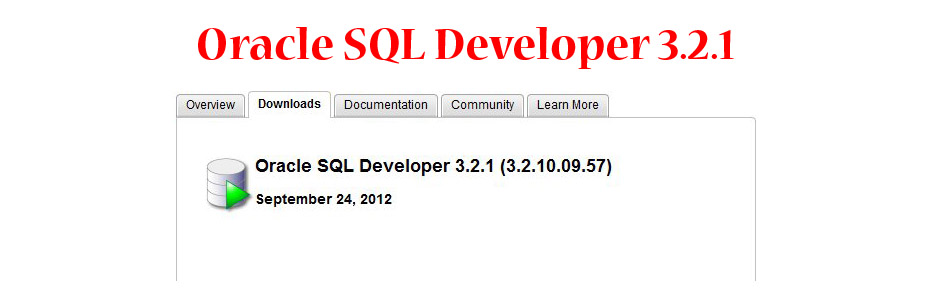 Sql Developer 3.2.1 disponible para descargar