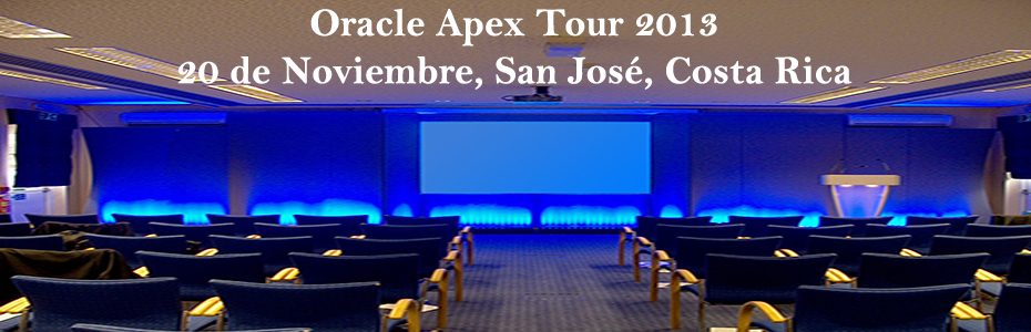 Oracle Apex Tour Costa Rica 2013